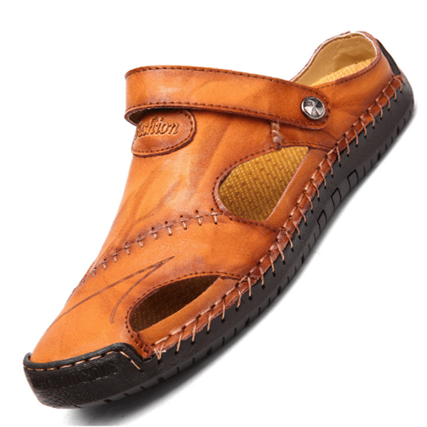 Charles™ | Orthopedic leather sandals