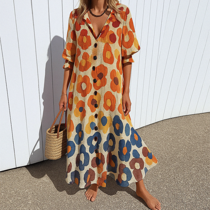 Liana™ | Graceful Floral Bloom Dress