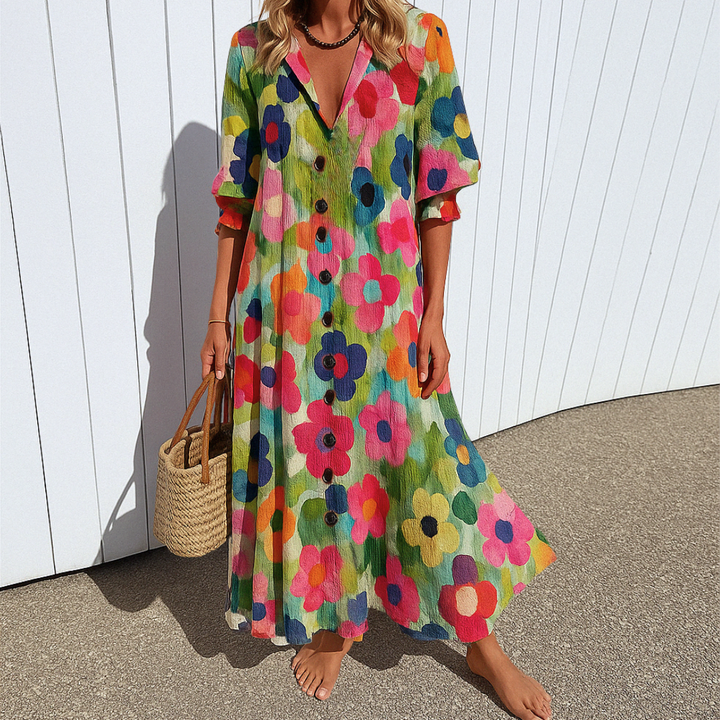 Liana™ | Graceful Floral Bloom Dress