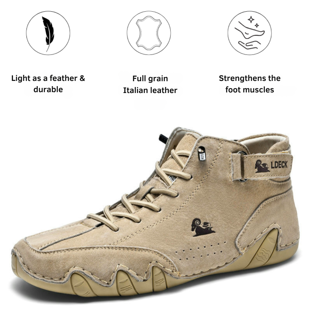 Ludwig Deck® orthopaedic premium barefoot leather shoes