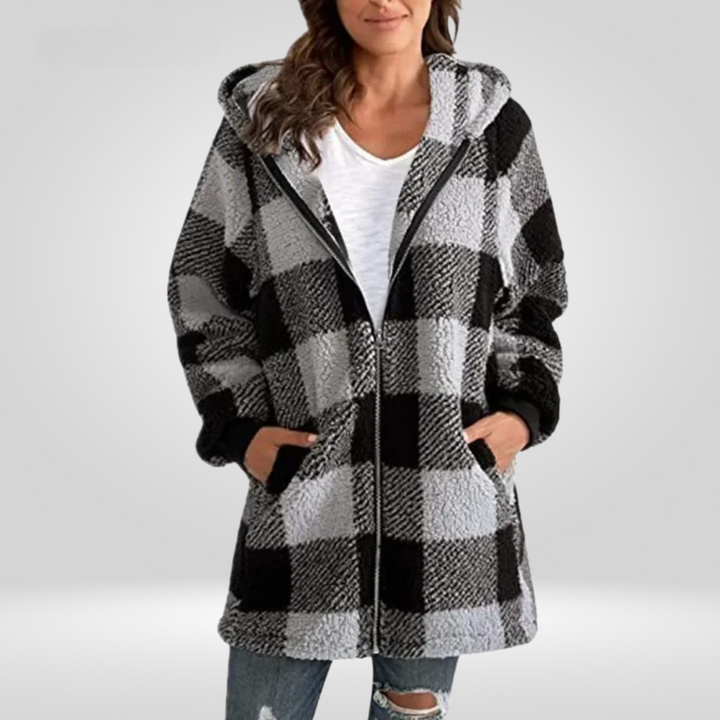 Esma | Cozy Plaid Jacket