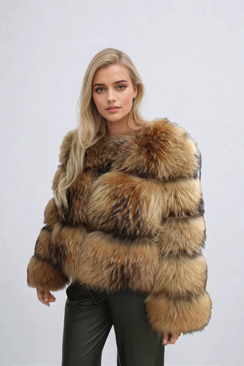 Dacy | Stylish Jacket of Faux Fur