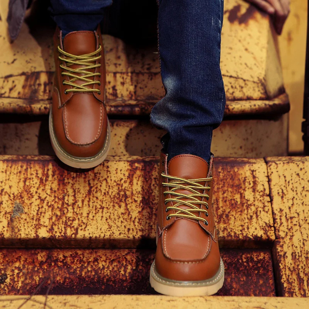 Caleb™ | Vintage leather boots