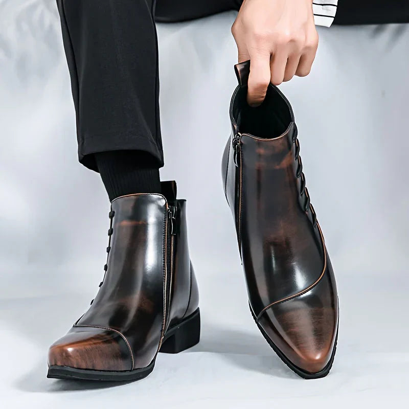 Samuel | Thatcher Leather Dress Boots