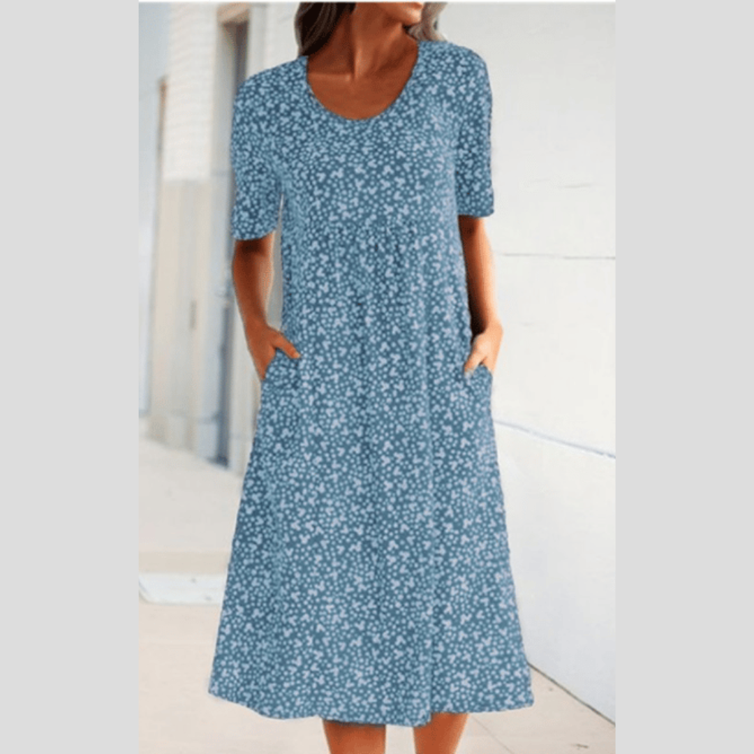 Wilda - Stylish midi dress with floral print