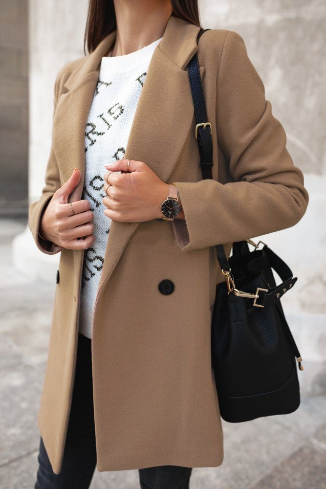 Eliana  | Timeless Double-Breasted Coat