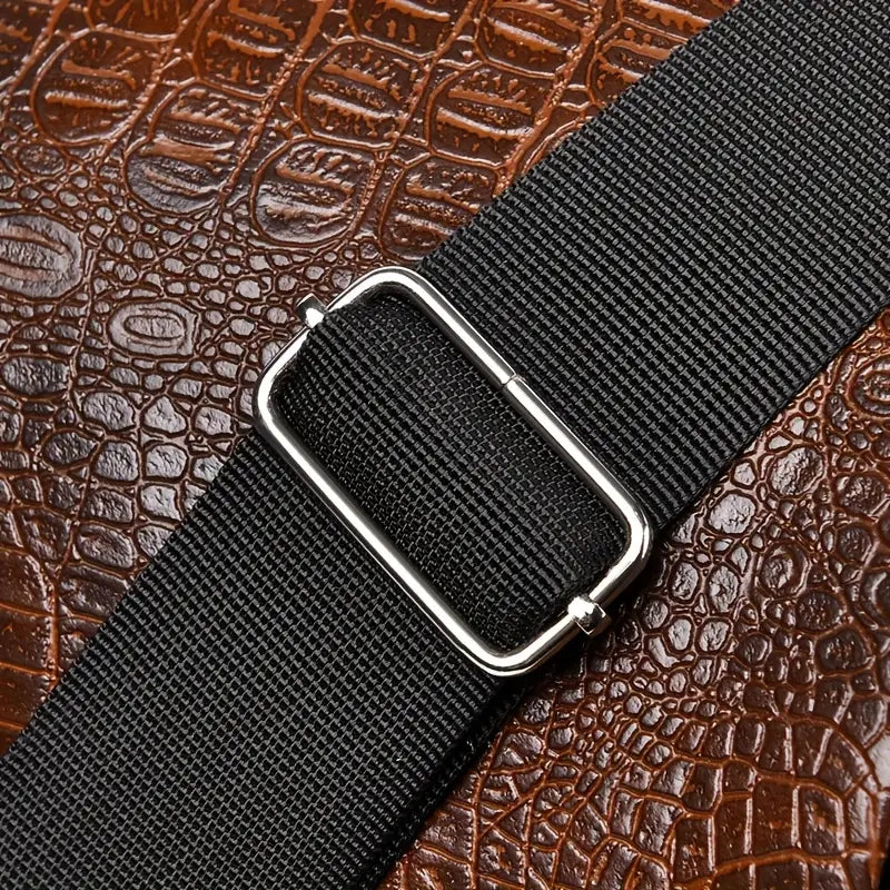 Lucas™ - Vintage Crocodile Pattern Duffel Bag