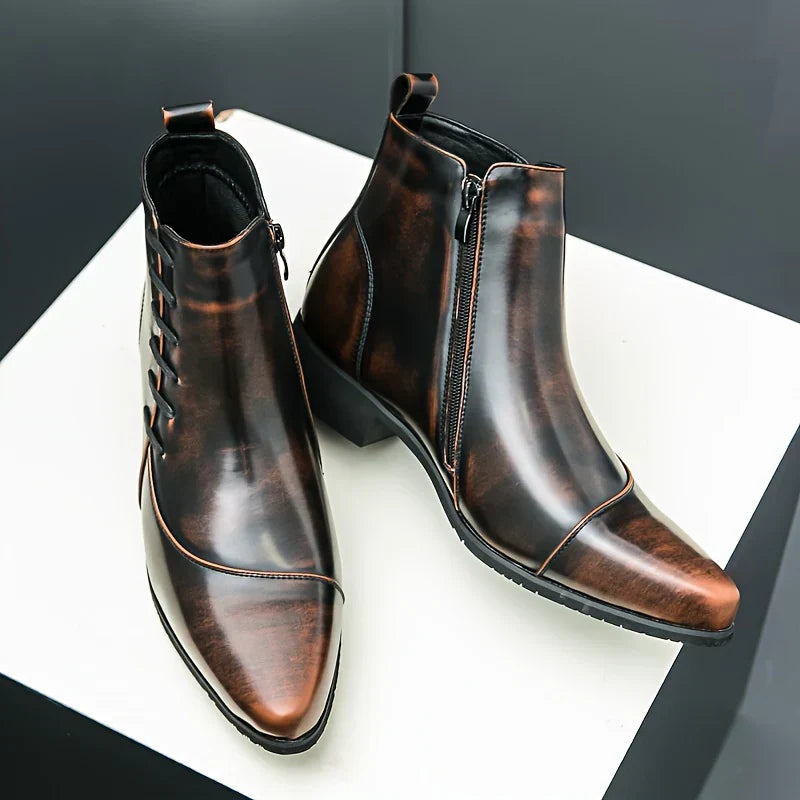 Samuel | Thatcher Leather Dress Boots