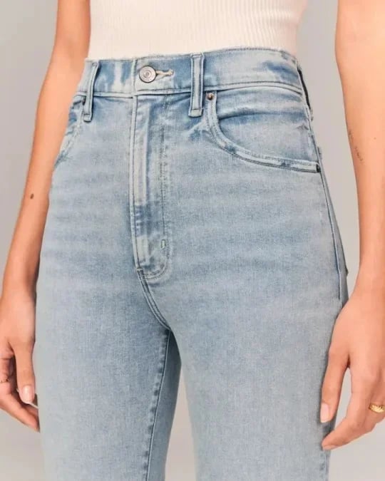 Ultra High Waist Stretch Flare Jeans