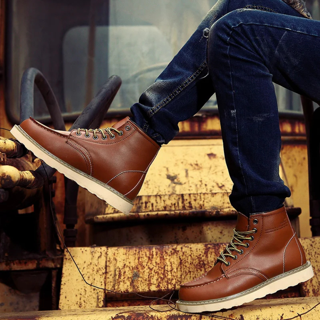 Caleb™ | Vintage leather boots