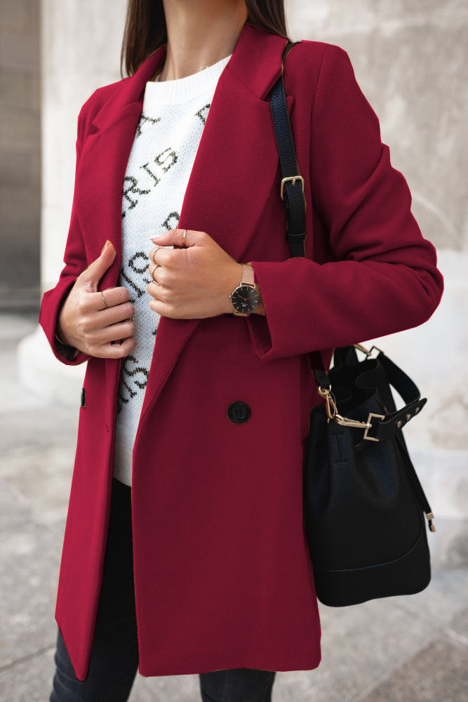 Eliana  | Timeless Double-Breasted Coat