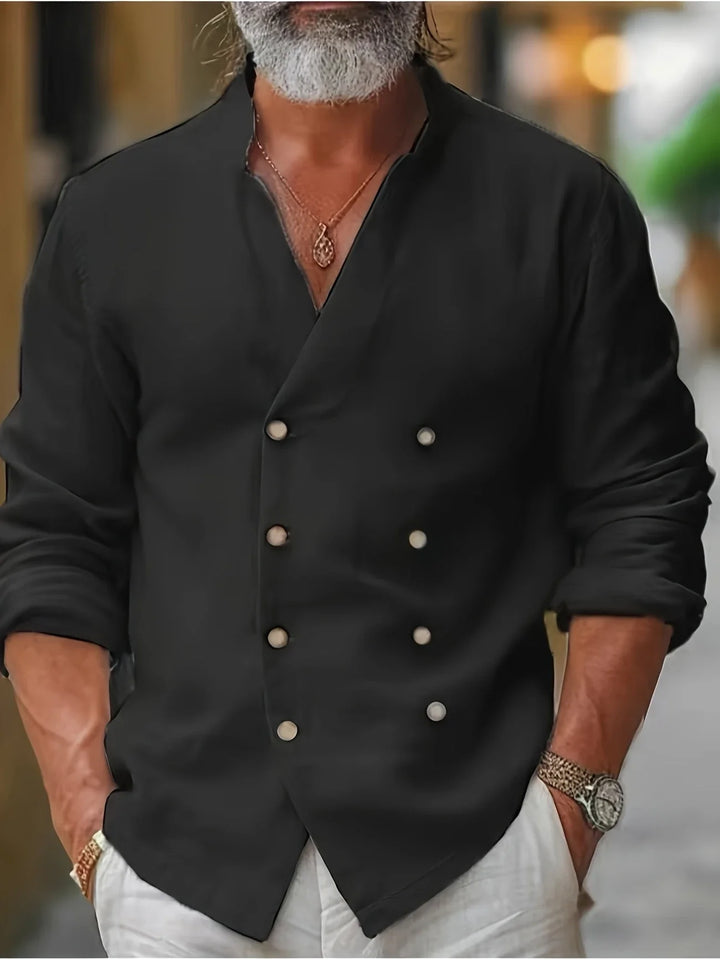 Levi™ - Stylish Double-Breasted Casual Shirt