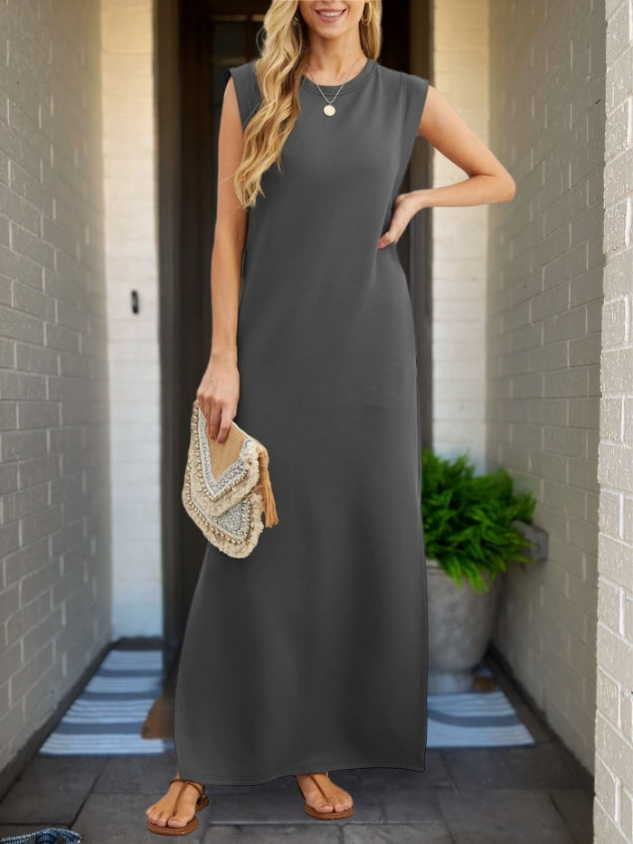 Riley™ - Elegant Linen Dress with Handmade Details