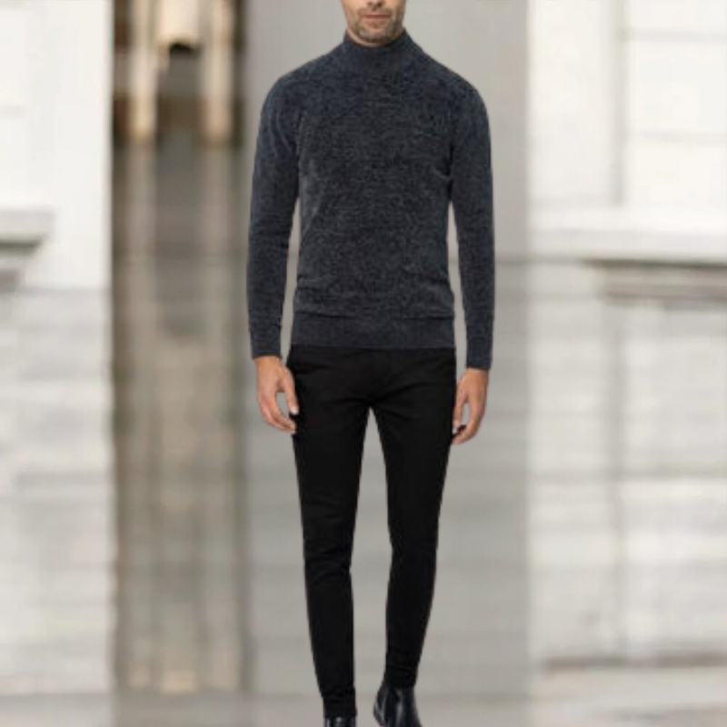 Laurin™ | Luxurious Turtleneck Sweater Made of Knit