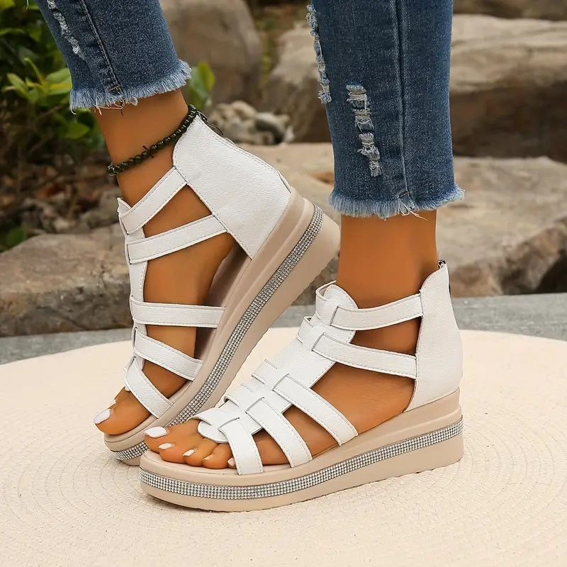 ROSE - Elegant Wedge Sandals