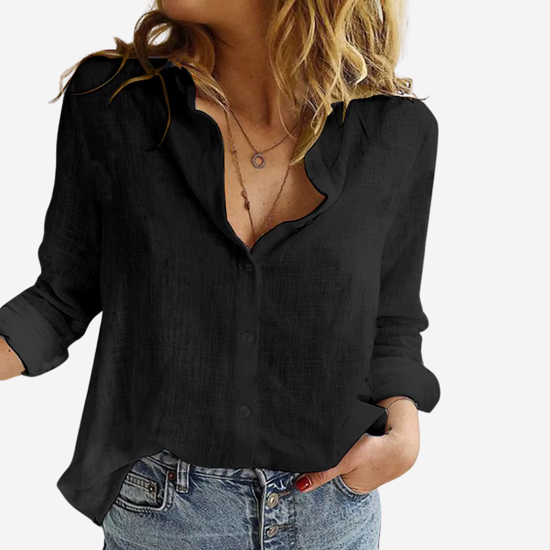 Kaylinn™ - Women's blouse from linen blend