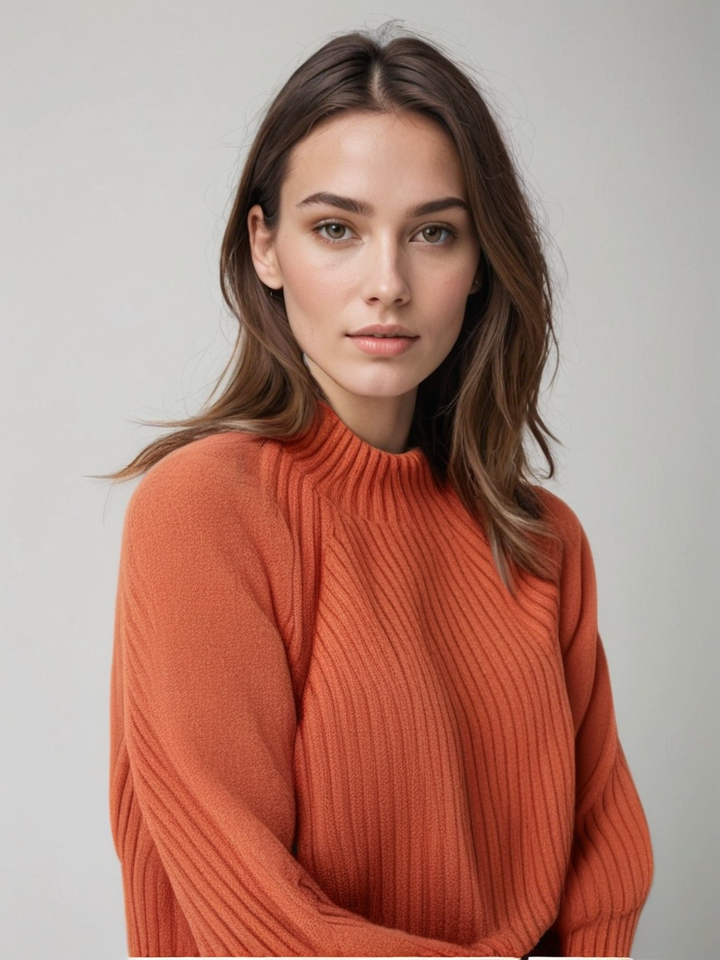 Ivy |  Knitted Sweater With Round Neckline