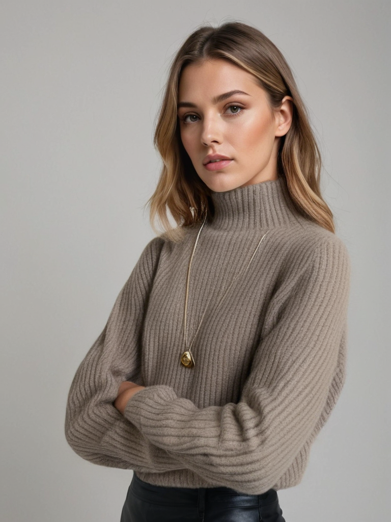 Ruby | Merino Wool Turtleneck Sweater