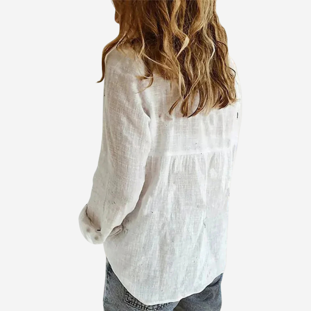 Kaylinn™ - Women's blouse from linen blend
