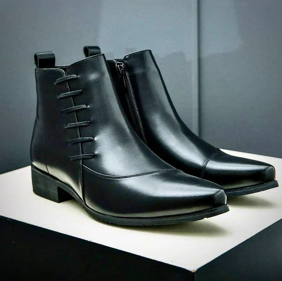 Samuel | Thatcher Leather Dress Boots