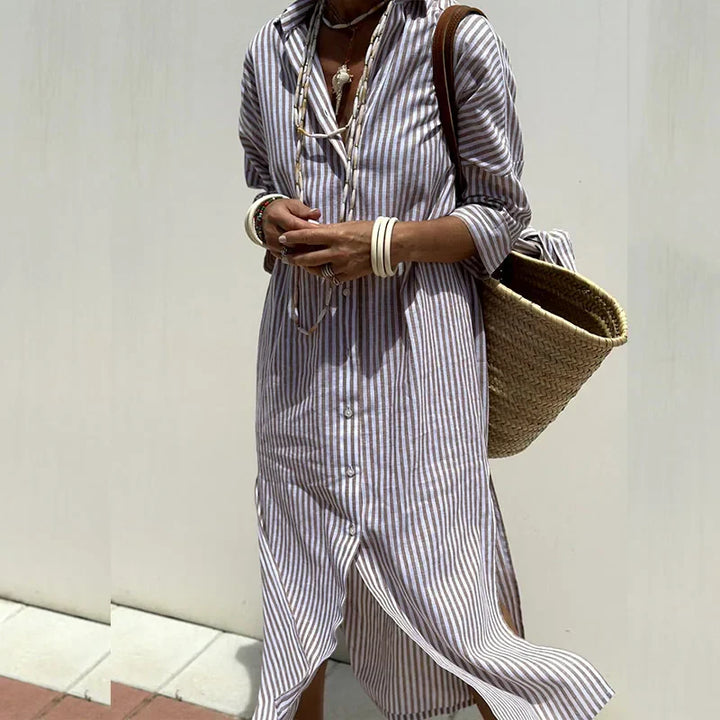 Bella | Striped Dress Shirt