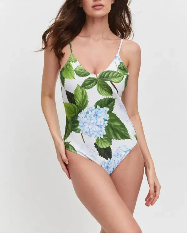 Scarlett™ - Stylish Floral Swimsuit With Skirt