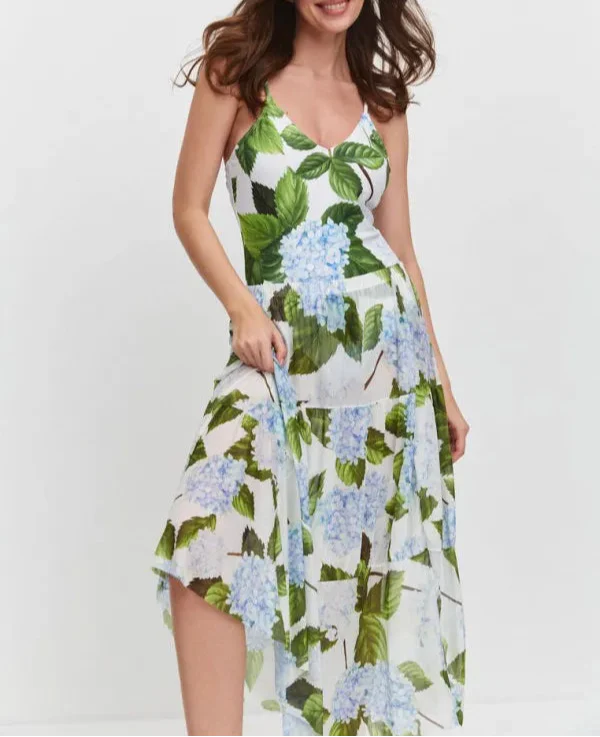 Scarlett™ - Stylish Floral Swimsuit With Skirt