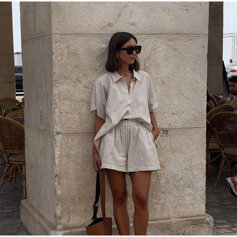 Zoe™ - Chic Striped Set