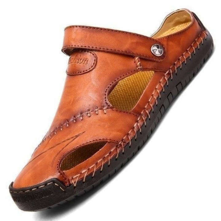 Charles™ | Orthopedic leather sandals