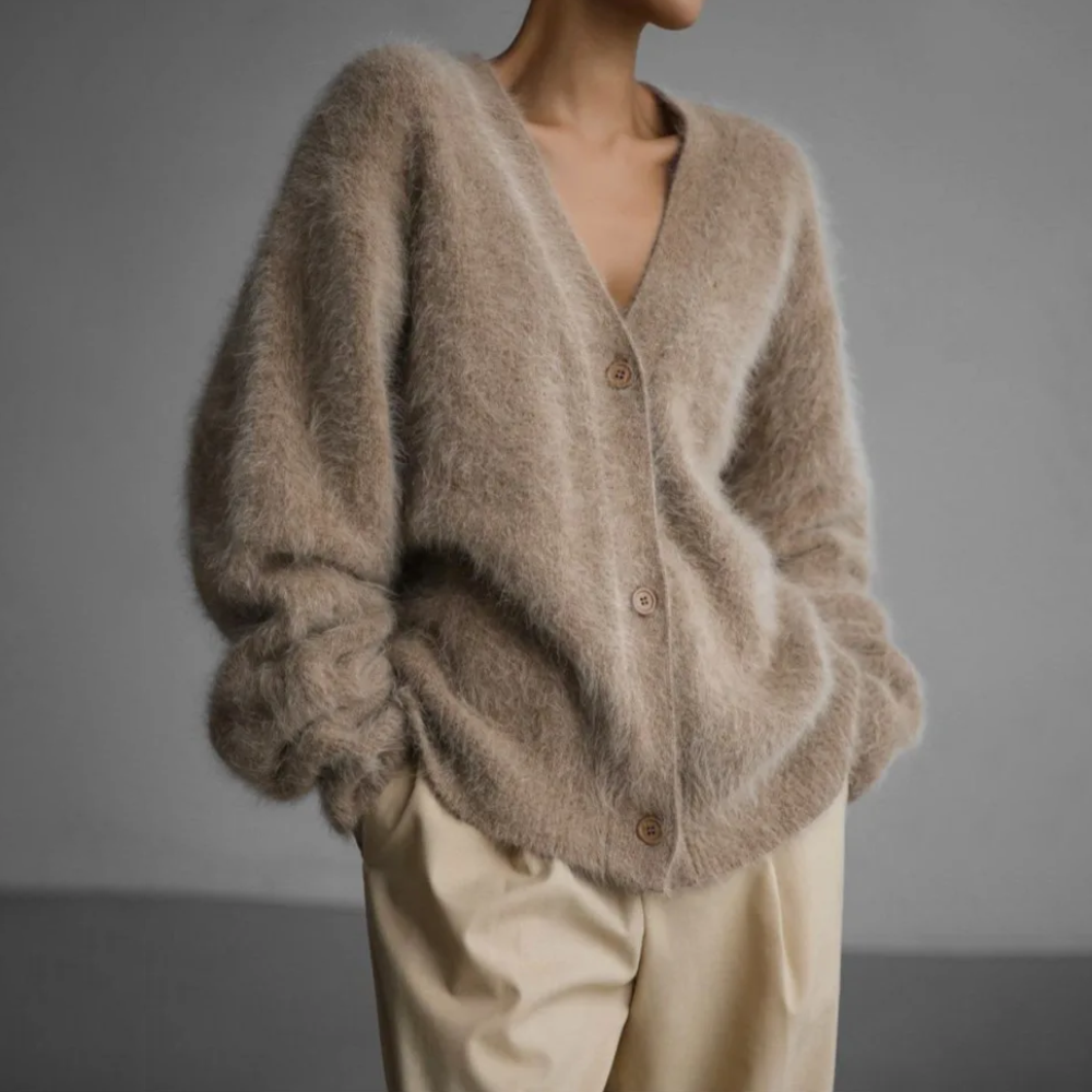 Francie™ | Plush luxury cashmere cardigan