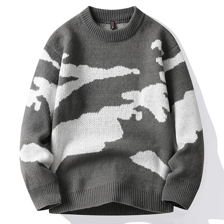 Donald | Cloud pattern sweater for men