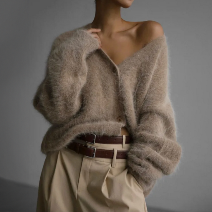 Francie™ | Plush luxury cashmere cardigan