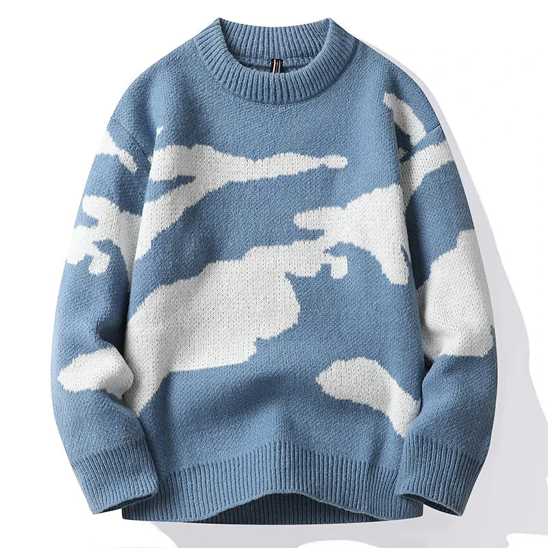 Donald | Cloud pattern sweater for men