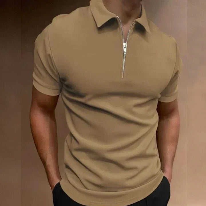 Liam™  - Classic Zip Polo Shirt