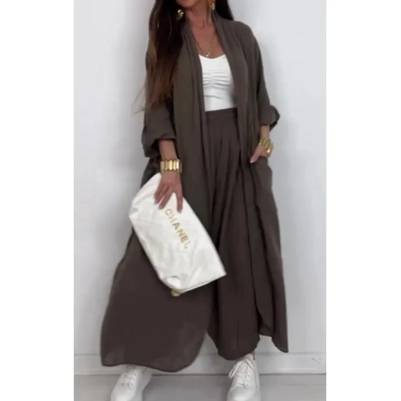 Abigail™ - Elegant Cardigan Pants Set