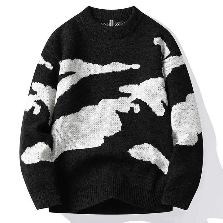 Donald | Cloud pattern sweater for men