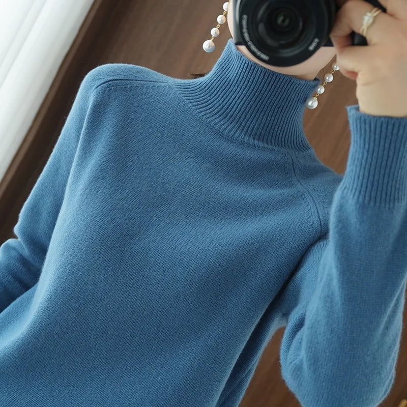 Addison | Extra-fine Merino turtleneck