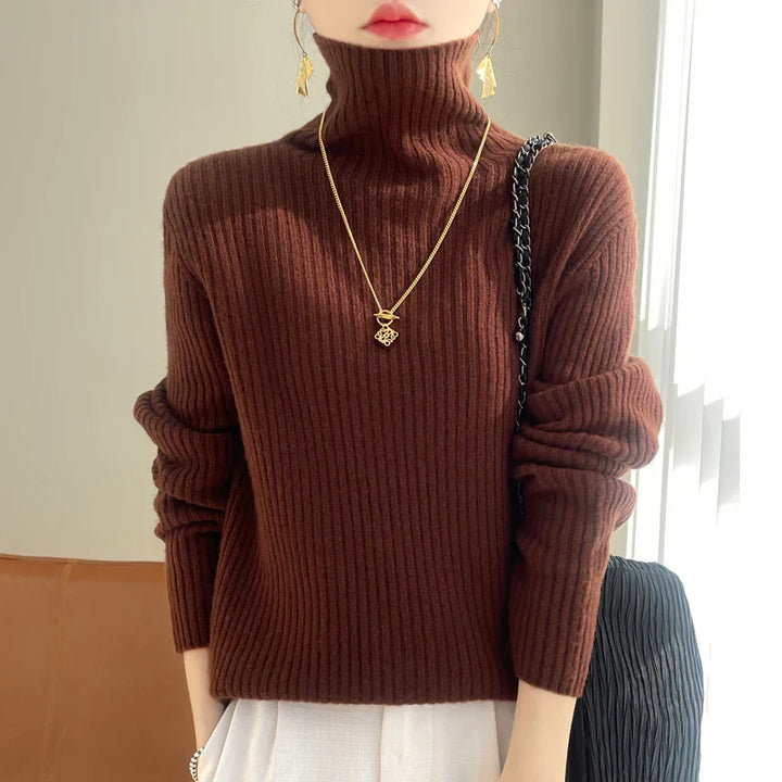 Ruby | Merino Wool Turtleneck Sweater