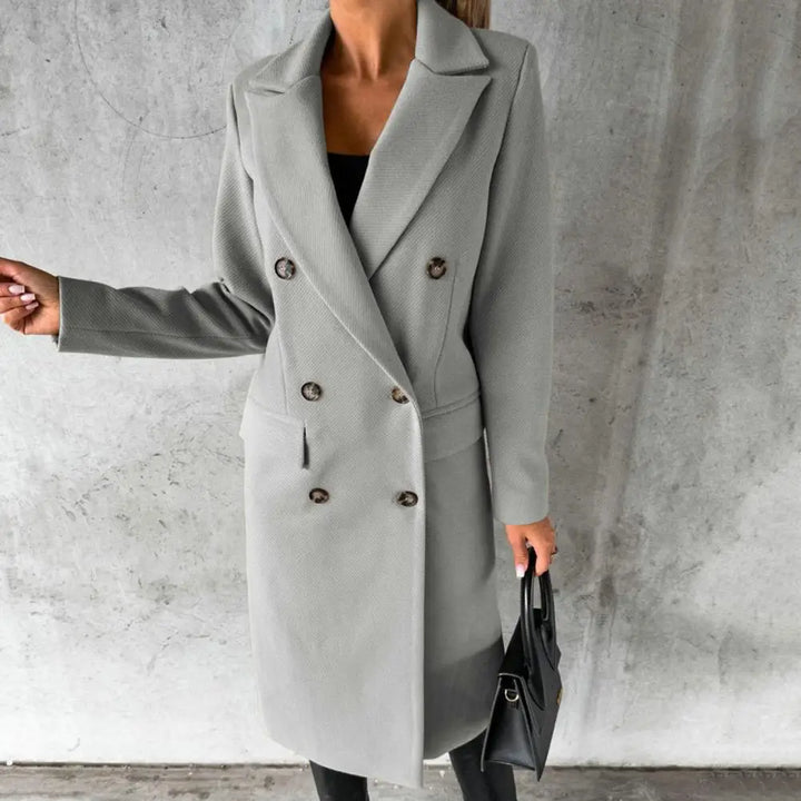 Judith® Elegant Wool Trenchcoat