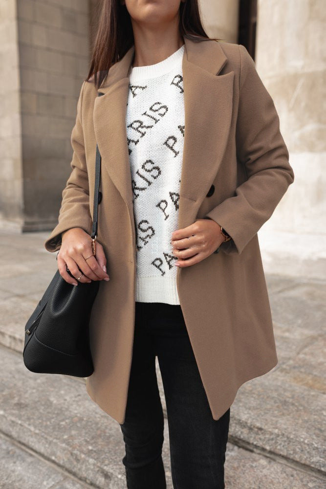 Eliana  | Timeless Double-Breasted Coat