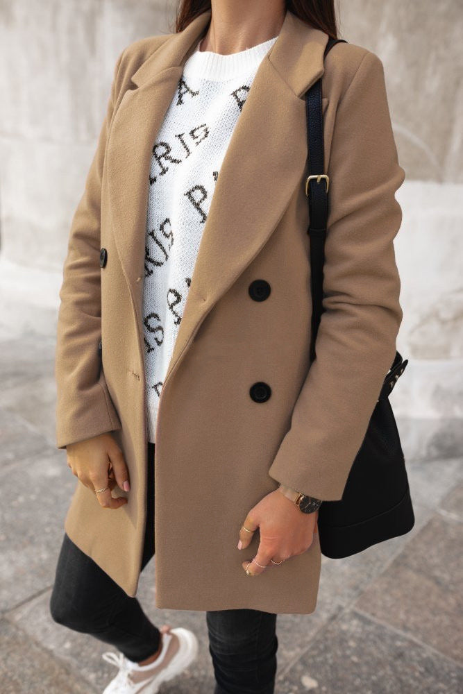 Eliana  | Timeless Double-Breasted Coat