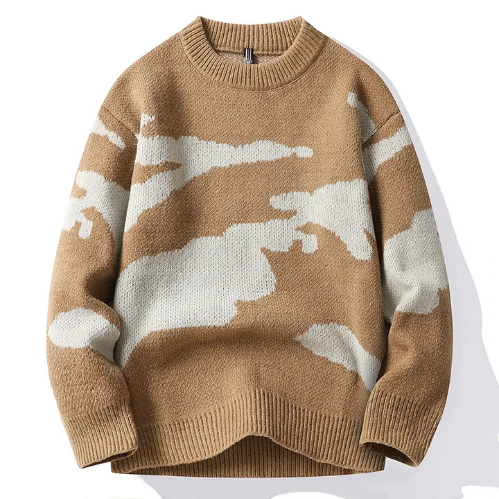 Donald | Cloud pattern sweater for men