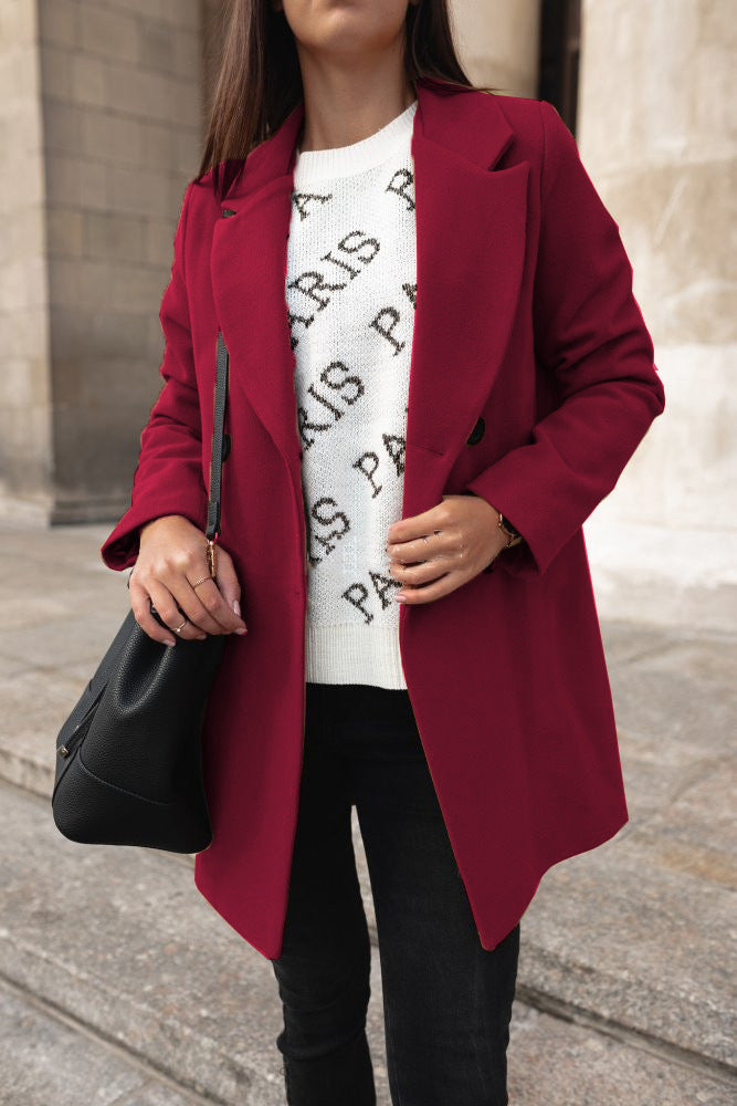 Eliana  | Timeless Double-Breasted Coat