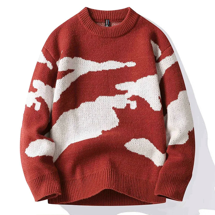 Donald | Cloud pattern sweater for men