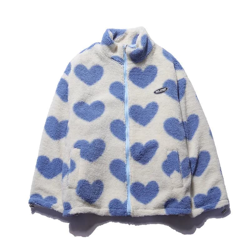 Kara | Heart-Embellished Reversible Jacket