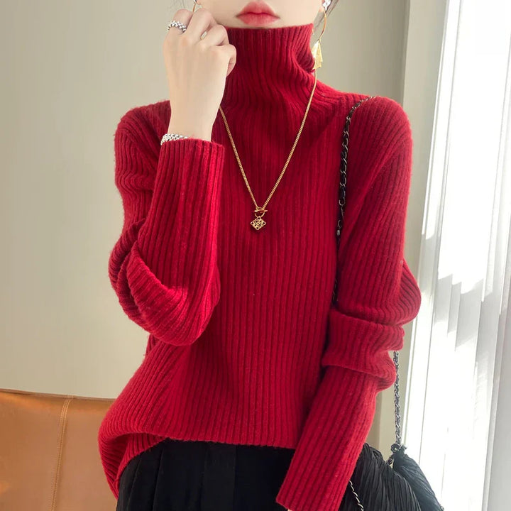 Ruby | Merino Wool Turtleneck Sweater