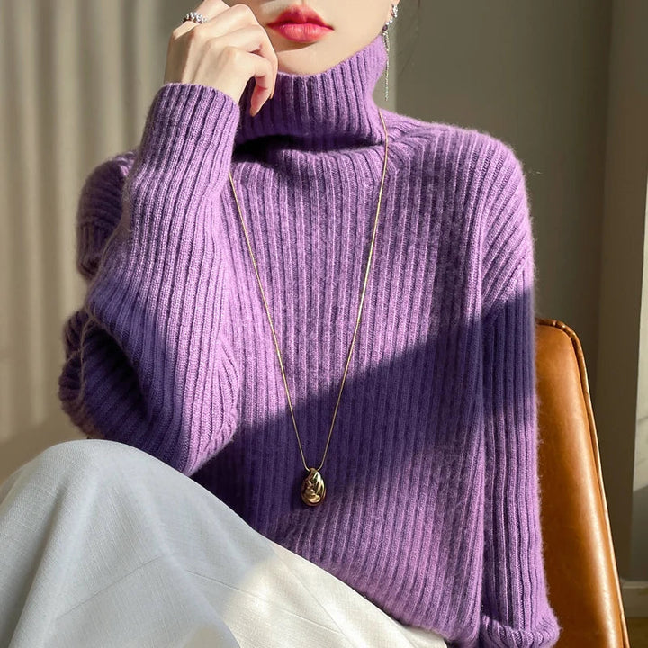 Ruby | Merino Wool Turtleneck Sweater