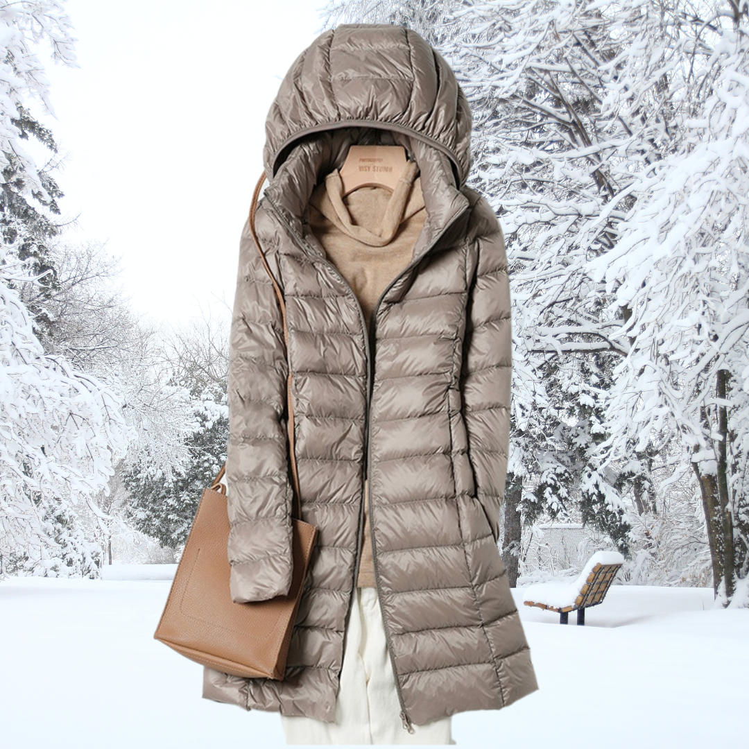 Asarina | Ultralight down jacket with hood