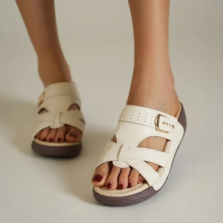 Ella™ - Comfy Rivet Wedges Sandals