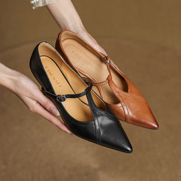 Avery™ - Premium Leather Heels